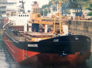 MV MANAURE at loading operations in Venezuela