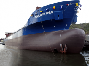Launching of the MV SALAMINA 1 in Bilbao